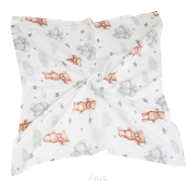 Pieluszka pielucha muślinowa (misie z balonem)