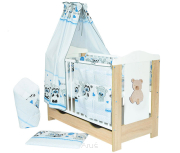 22 el.łóżeczko z szufladą / tapczanik ANTOŚ materac pościel