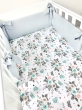 3 el.Pościel do łóżeczka 120x90 dwustronna 