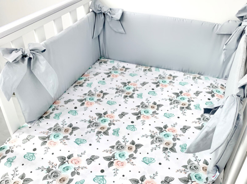 3 el.Pościel do łóżeczka 120x90 dwustronna 