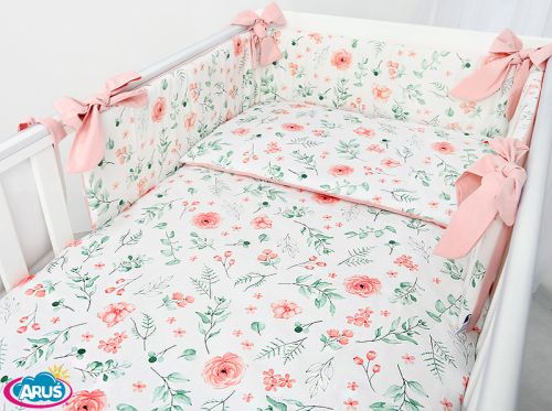 5 el.Pościel do łóżeczka 120x90 dwustronna 