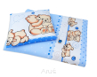 Pościel do przedszkola żłobka 100x135 z wypełnieniem + Worek-4el (niebieski teddy) - 3