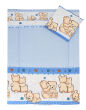Pościel do przedszkola żłobka 100x135 z wypełnieniem + Worek-4el (niebieski teddy) - 7