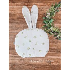 Poduszka dwustronna wafelek BUNNY (biały +gałązki)