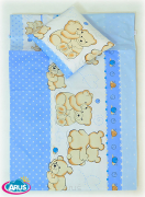 2 pościel do przedszkola 80*220 +gratis (niebieski teddy)