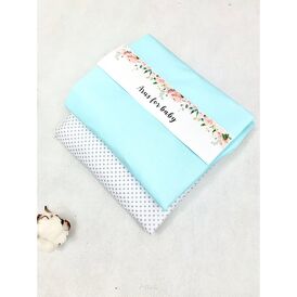Prześcieradełko prześcieradło bawełniane z gumką 120*60  (2 pack)