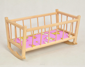 Łóżeczko dla lalek kołyska (model A)