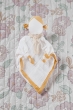 Przytulanka muślinowa dla niemowląt ZUZIA z koronką + opcja haftu - 5