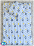 5 pościel do przedszkola 80*220 PROMO (słonik z żółtą parasolką)