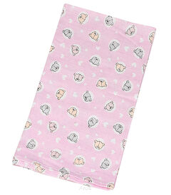 Pielucha pieluszka tetrowa kolorowa 70*80 (małe misie różowe)