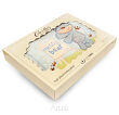 BoboBaby koc kocyk pled dwuwarstwowy P-BOX 1 (niebieski) - 4