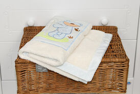 BoboBaby koc kocyk pled dwuwarstwowy P-BOX 1 (niebieski)