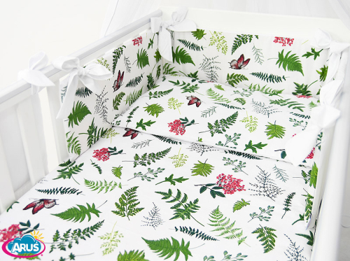 5 el.Pościel do łóżeczka 120x90 dwustronna 