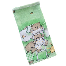 Pielucha pieluszka pieluszki flanelowe (zielone drabinki)