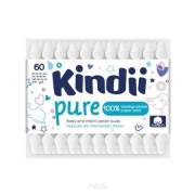Cleanic kindii patyczki z ogranicznikiem 60 szt