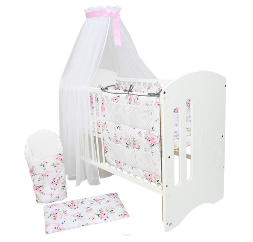 4 el.Pościel do łóżeczka 120x90 