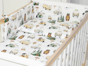 ARUŚ 3 el. pościel do łóżeczka 120*90 (183-kemping beżowy)