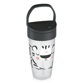  Kubek ze słomką LOVI Freestyle 350 ml Salt & Pepper 35/357