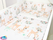 ARUŚ 3 el. pościel do łóżeczka 120*90 (151-sarenka bambi)