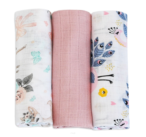 Pieluszki pieluchy tetrowe 3 sztuki (zestaw Y)