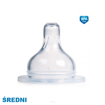 Canpol smoczek do butelki EasyStart - średni (21/721)