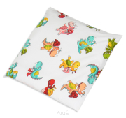 Poszewka na poduszkę Jaś 40x40 (kolorowe smoki)