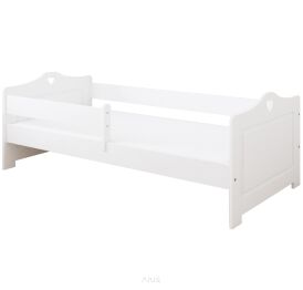 Łóżko dziecięce z barierką 160X80 LUNA biała