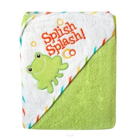 Bobas okrycie kąpielowe 100% bawełna (biało zielona żabka) PEL