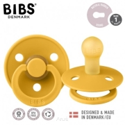 BIBS smoczek uspokajający kauczukowy 0+ S (honey bee)
