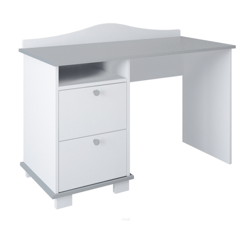 Biurko dla dziecka, biurko dziecięce CLASSIC (biało/kaszmirowe)