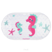 Canpol babies mata do kąpieli 69x38cm LOVE&SEA różowa 80/002