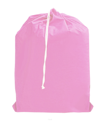 Worek na pościel do przedszkola (różowy gładki)