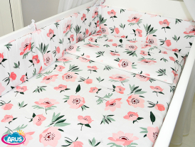 ARUŚ 3 el. pościel do łóżeczka 120*90 (163-calineczka)