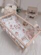 Łóżeczko dla lalek kołyska + komplet pościeli (romantic) - 6