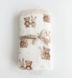 Kocyk Muślinowy z Koronką Double Gauze 100x75 - cuddle friends - 2