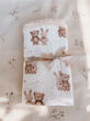 Kocyk Muślinowy z Koronką Double Gauze 100x75 - cuddle friends - 6