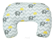 Poduszka do karmienia rogal fasolka (slonik z żółtą parasolką)
