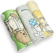 Pieluchy pieluszki flanelowe zestaw 3szt (D)