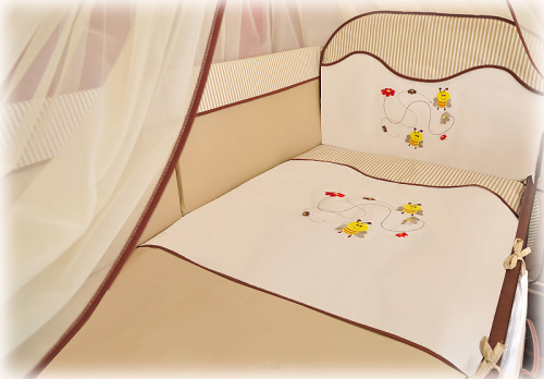 2 el.Pościel do łóżeczka 120x90 