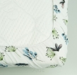 Prześcieradło muślinowe z gumką do kołyski 90x40 (plants) - 3