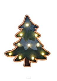RĘCZNIE ROBIONA Choinka LED 20cm UROKLIWA Dekoracja Świąteczna