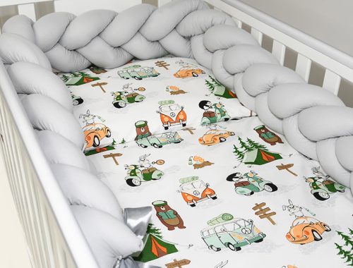 3 el.Pościel do łóżeczka 120x90 