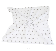 Pieluszka pielucha muślinowa (gwiazdki popielate)