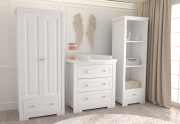 Meble do pokoju dziecięcego, zestaw mebli dziecięcych CARMEN 3 : szafa + komoda +regał
