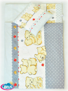 2 pościel do przedszkola 80*220 +gratis (popielaty teddy)