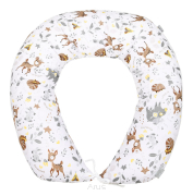 Poduszka do spania dla kobiet w ciąży do karmienia duża (sarenki beżowe)