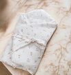 Rożek becik muślinowy, otulacz, kołderka, mata z wypełnieniem 4w1 (peony) - 2