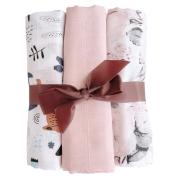 Pieluszki pieluchy muślinowe 3 sztuki (zestaw N)