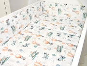 ARUŚ 7 el. pościel do łóżeczka 120*90 (152-lis w samolocie)