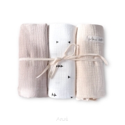 Otulacze pieluszki muślinowe Double Gauze zestaw 3szt (C1)